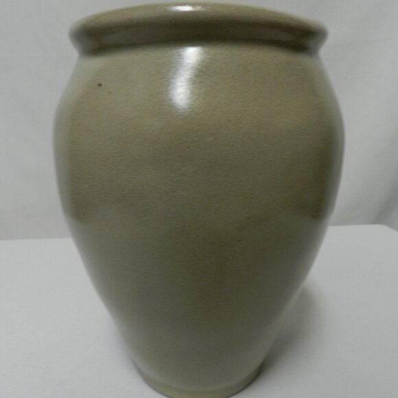 Hearth & Hand Magnolia Urn Vase ceramic 7.5" Tall Jar smooth beige brown Pottery - Picture 3 of 8